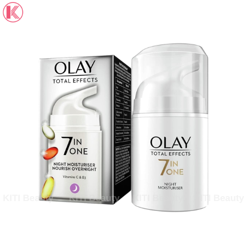 Kem Dưỡng Da Ban Đêm Olay Total Effects 7in1 Night Moisturiser Nourish Overnight 50ml